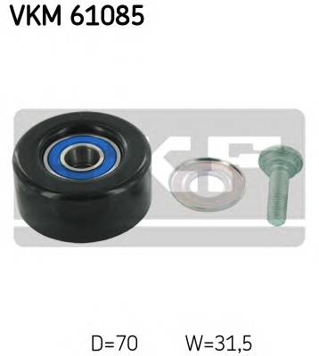 SKF VKM 61085 Паразитный / ведущий ролик, 