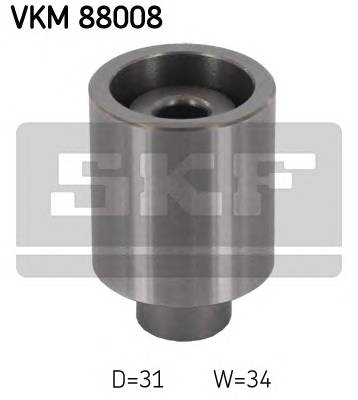 SKF VKM 88008 Паразитный / Ведущий ролик, 