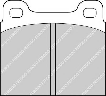 FERODO FDB2M Комплект тормозных колодок