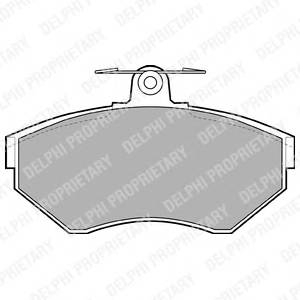 DELPHI LP1409 Комплект тормозных колодок...