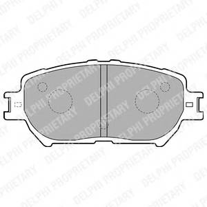 DELPHI LP1738 Комплект тормозных колодок... DELPHI LP1738 Комплект тормозных колодок...