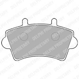 DELPHI LP1746 Комплект тормозных колодок...
