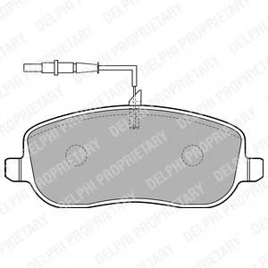 DELPHI LP1792 Комплект тормозных колодок