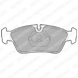 DELPHI LP710 Комплект тормозных колодок