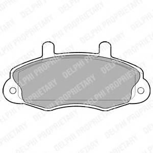DELPHI LP766 Комплект тормозных колодок