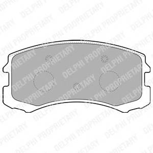 DELPHI LP1901 Комплект тормозных колодок... DELPHI LP1901 Комплект тормозных колодок...