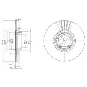 DELPHI BG3365 Гальмівний диск DELPHI BG3365 Гальмівний диск