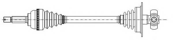 METELLI 17-0349 Приводний вал METELLI 17-0349 Приводний вал
