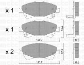 METELLI 22-0878-0 Комплект тормозных колодок... METELLI 22-0878-0 Комплект тормозных колодок...