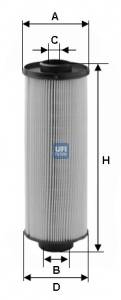 UFI 26.004.00 Топливный фильтр UFI 26.004.00 Топливный фильтр
