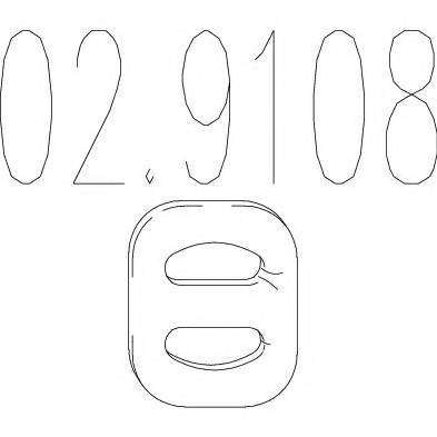 MTS 02.9108 Буфер, глушник