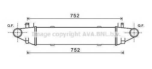 AVA QUALITY COOLING MSA4596 Интеркулер AVA QUALITY COOLING MSA4596 Интеркулер