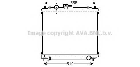 AVA QUALITY COOLING MT2109 Радіатор, охолодження двиг... AVA QUALITY COOLING MT2109 Радіатор, охолодження двиг...