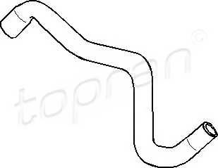 TOPRAN 108 312 Шланг радиатора