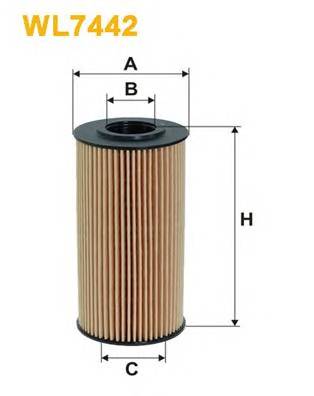 WIX FILTERS WL7442 Масляный фильтр WIX FILTERS WL7442 Масляный фильтр