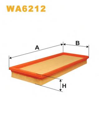 WIX FILTERS WA6212 Повітряний фільтр WIX FILTERS WA6212 Повітряний фільтр