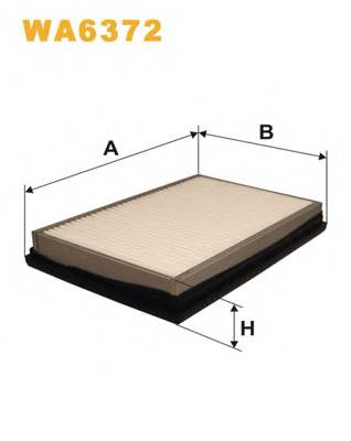 WIX FILTERS WA6372 Воздушный фильтр WIX FILTERS WA6372 Воздушный фильтр