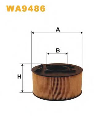 WIX FILTERS WA9486 Повітряний фільтр WIX FILTERS WA9486 Повітряний фільтр