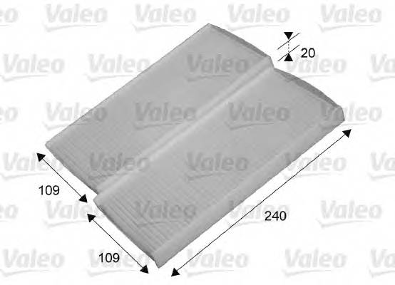 VALEO 715649 Фильтр, воздух во внутренно... VALEO 715649 Фильтр, воздух во внутренно...