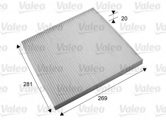 VALEO 715703 Фільтр, повітря у внутрішнь... VALEO 715703 Фільтр, повітря у внутрішнь...