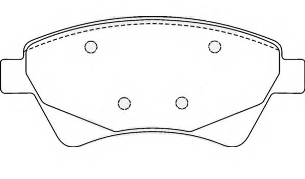 FREMAX FBP-1281 Комплект тормозных колодок