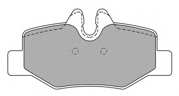 FREMAX FBP-1383 Комплект тормозных колодок