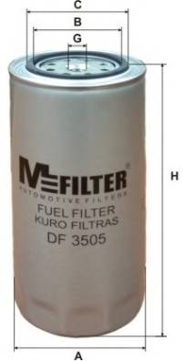 MFILTER DF3505 Паливний фільтр MFILTER DF3505 Паливний фільтр