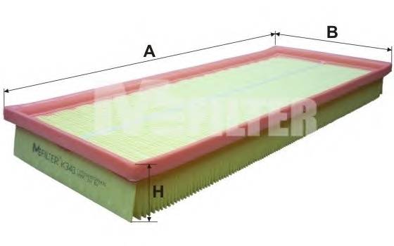 MFILTER K340 Фільтр салону