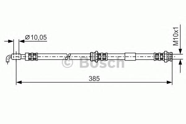 BOSCH 1 987 476 110 Гальмівний шланг BOSCH 1 987 476 110 Гальмівний шланг