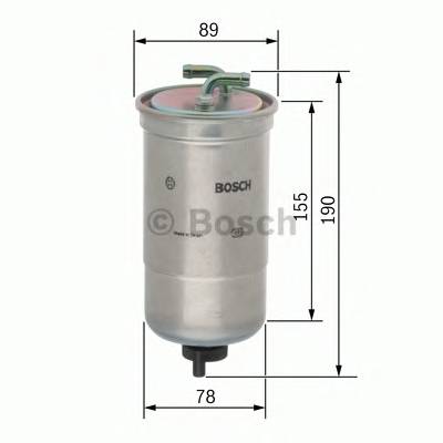 BOSCH 0 450 906 442 Паливний фільтр BOSCH 0 450 906 442 Паливний фільтр