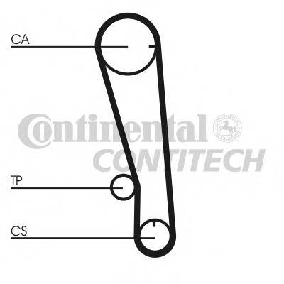 CONTITECH CT665 Ремінь ГРМ CONTITECH CT665 Ремінь ГРМ