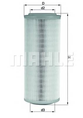 KNECHT LX 855 Повітряний фільтр KNECHT LX 855 Повітряний фільтр