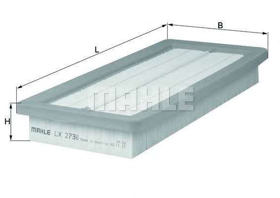 KNECHT LX 2738 Воздушный фильтр