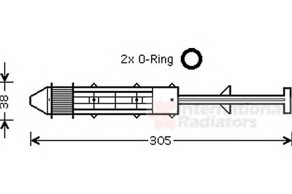 VAN WEZEL 5800D075 Осушувач, кондиціонер VAN WEZEL 5800D075 Осушувач, кондиціонер