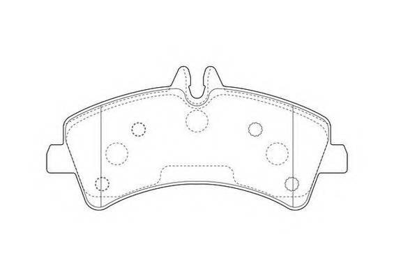 JURID 2921709560 Комплект тормозных колодок...