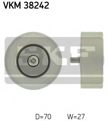 SKF VKM 38242 Паразитный / ведущий ролик, 