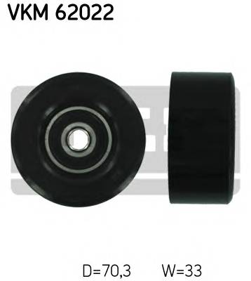 SKF VKM 62022 Натяжний ролик, поліклінов... SKF VKM 62022 Натяжний ролик, поліклінов...