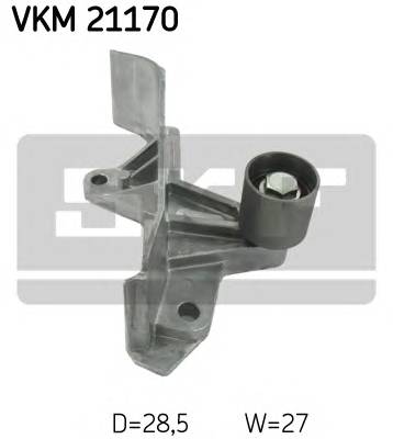 SKF VKM 21170 Паразитный / Ведущий ролик, 