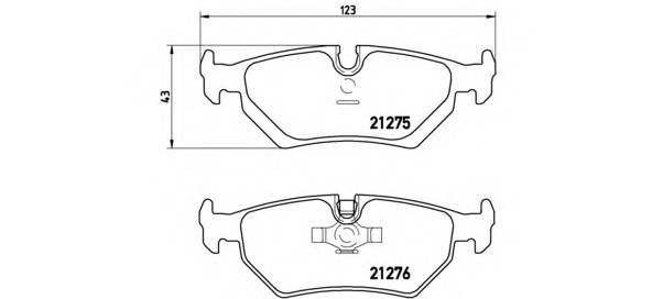 BREMBO P 36 008 Комплект тормозных колодок... BREMBO P 36 008 Комплект тормозных колодок...