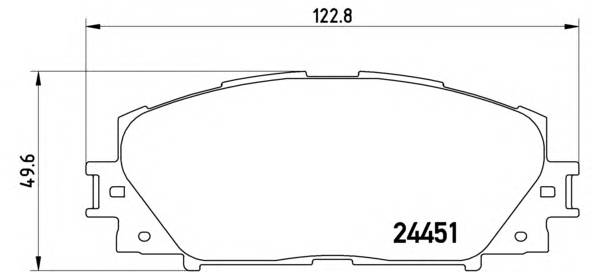 BREMBO P 83 141 Комплект тормозных колодок... BREMBO P 83 141 Комплект тормозных колодок...