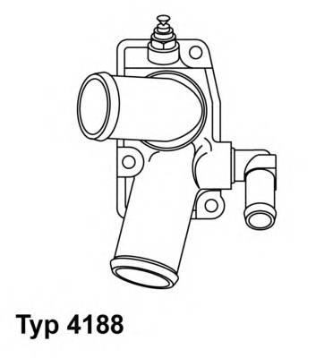 WAHLER 4188.92D Термостат, охлаждающая жид... WAHLER 4188.92D Термостат, охлаждающая жид...