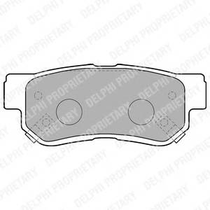 DELPHI LP1539 Комплект тормозных колодок