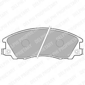 DELPHI LP1853 Комплект тормозных колодок... DELPHI LP1853 Комплект тормозных колодок...