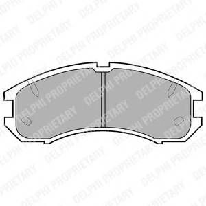 DELPHI LP595 Комплект гальмівних колодо... DELPHI LP595 Комплект гальмівних колодо...