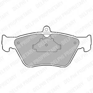 DELPHI LP873 Комплект тормозных колодок