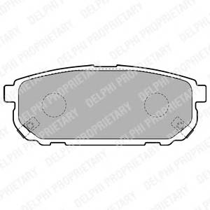 DELPHI LP1850 Комплект тормозных колодок... DELPHI LP1850 Комплект тормозных колодок...