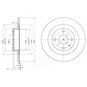 DELPHI BG3556 Тормозной диск DELPHI BG3556 Тормозной диск