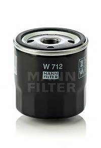 MANN-FILTER W 712 Масляний фільтр; Фільтр, гі... MANN-FILTER W 712 Масляний фільтр; Фільтр, гі...