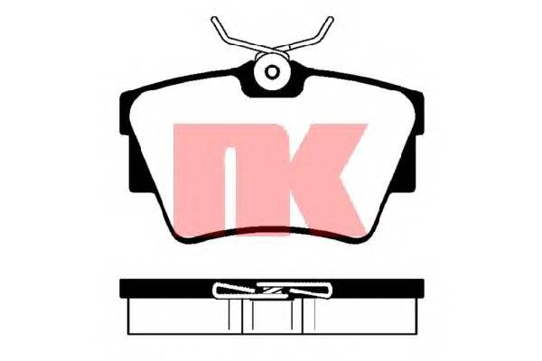 NK 223627 Комплект тормозных колодок