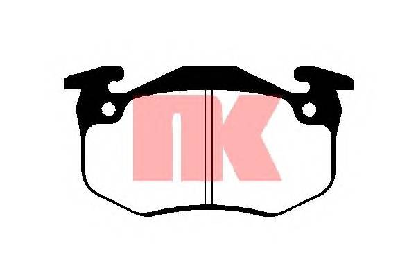 NK 223728 Комплект тормозных колодок